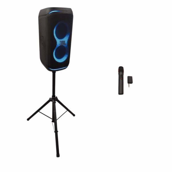 Party speaker with mic